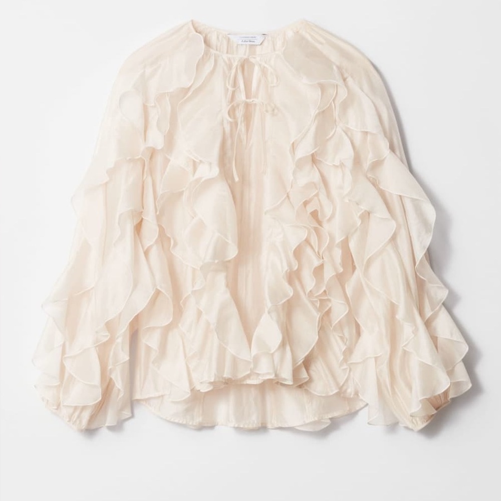 & Other Stories Ruffled Blouse